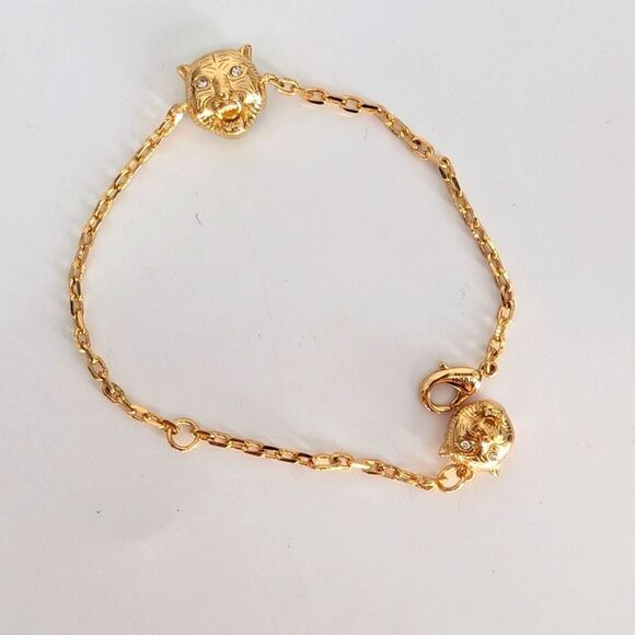 Gucci feline head bracelet with crystal - Picture 2 of 12